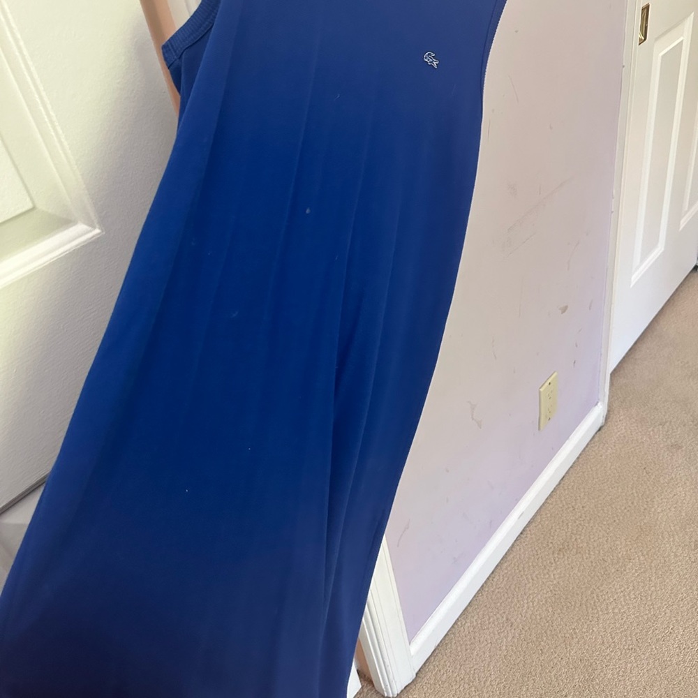 Beautiful Blue Lacoste sleeveless dress with buttons on back